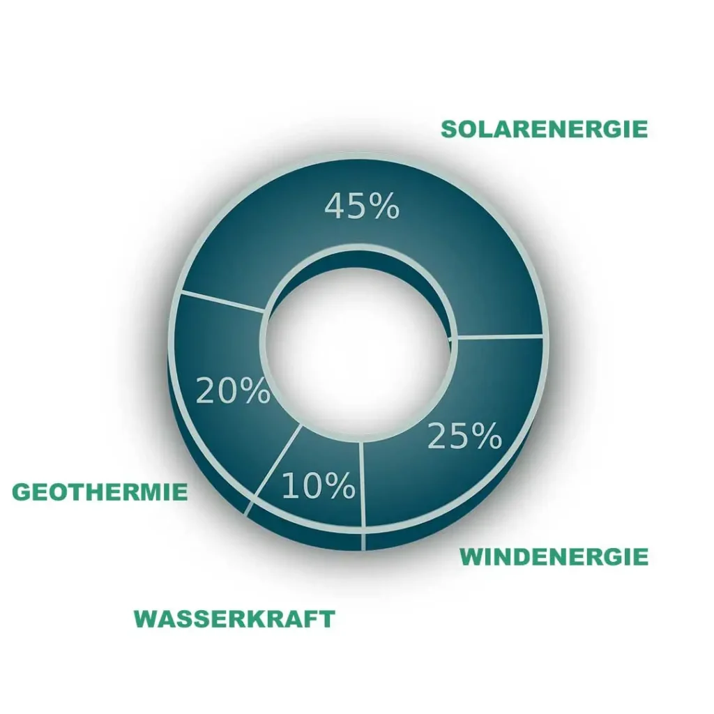 Abbildung Diversifikation erneuerbare Energien