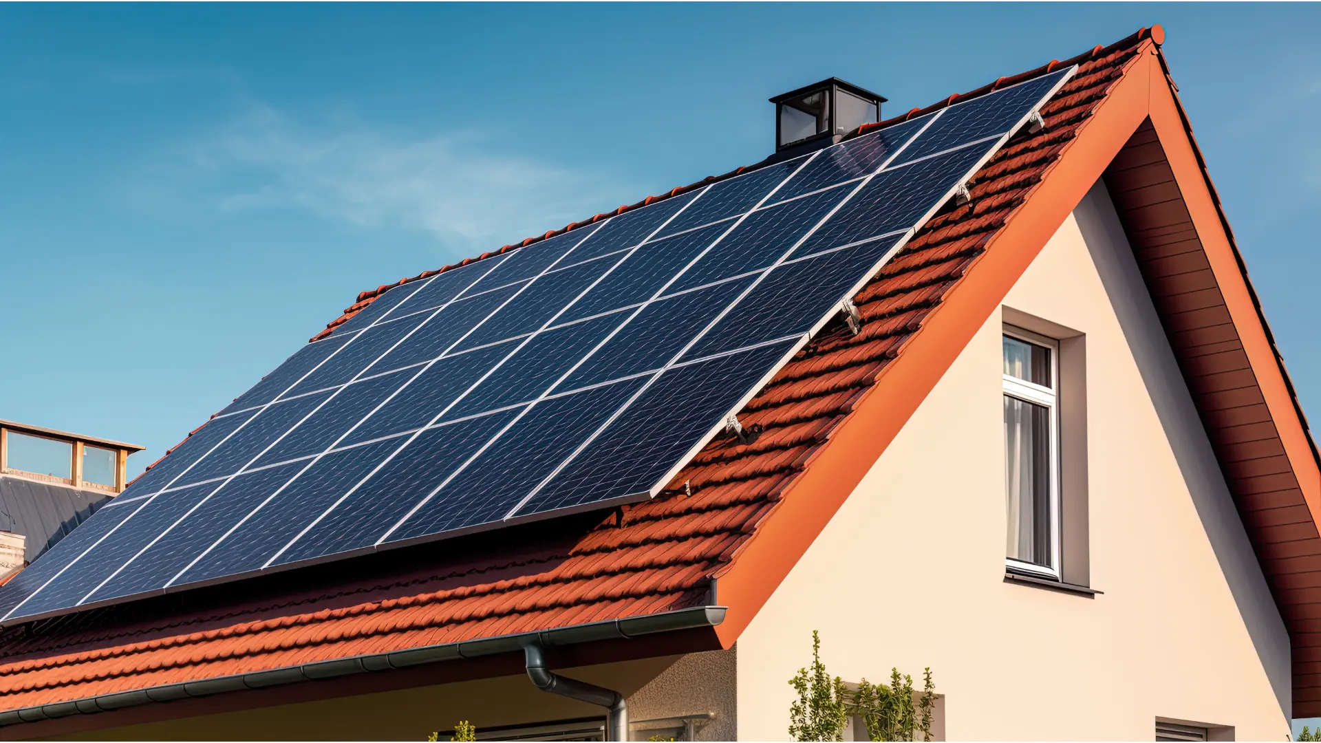 Photovoltaik rechner für Solaranlage auf Dach