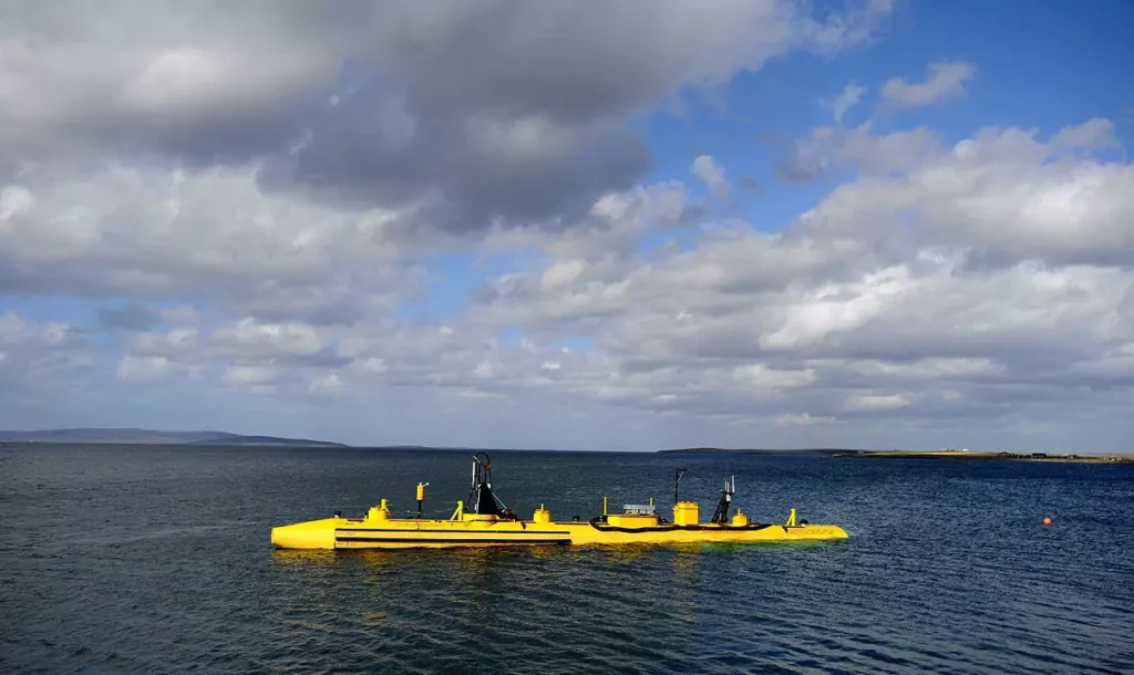 Wasserkraftwerk auf hoher See