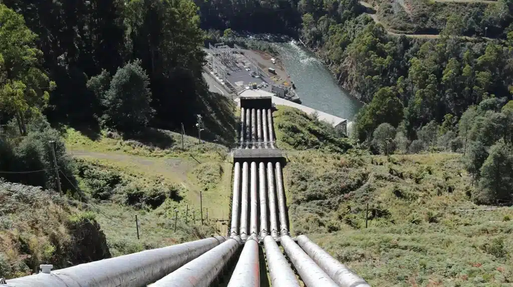 Wasserpipeline für Wasserkraftwerk