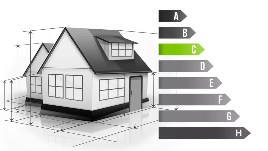Energieeffizienzklasse C für gebäude