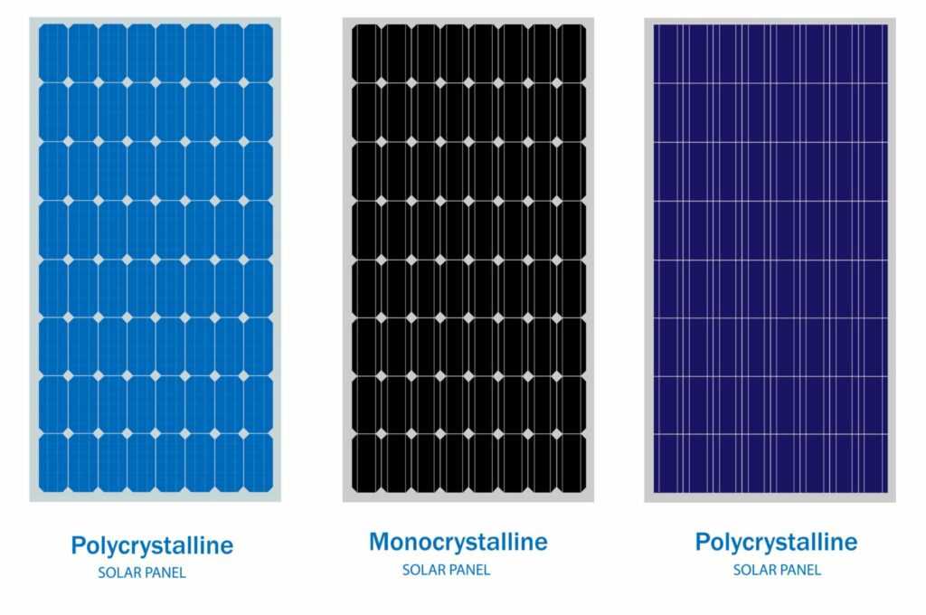 Verschiedene Solarzellen