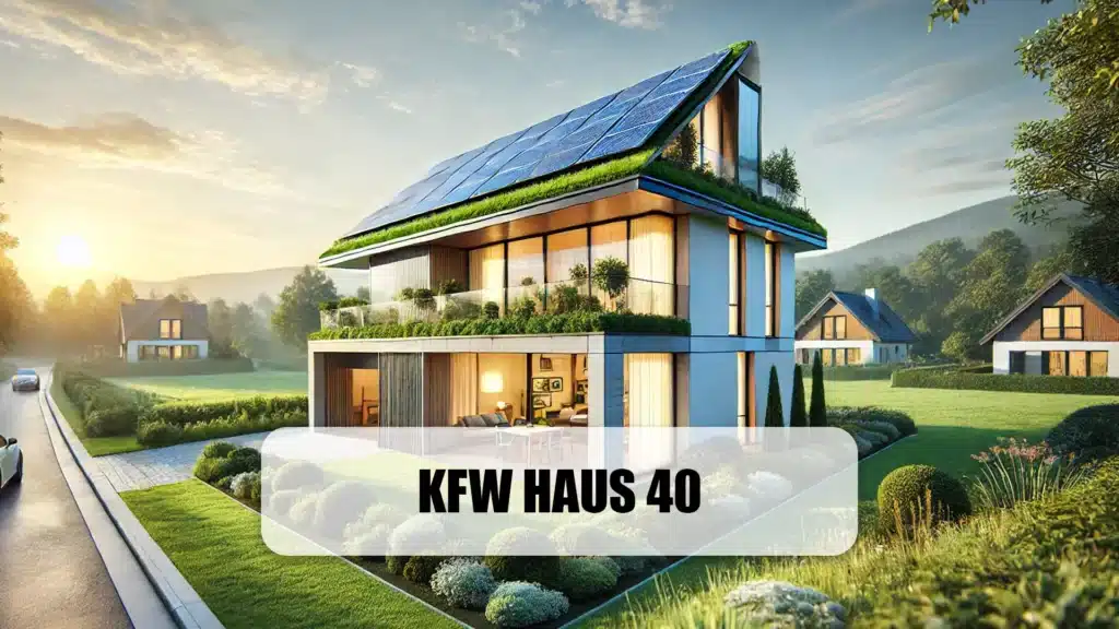 KFW Effizienzhaus 40 in grüner Nachbarschaft