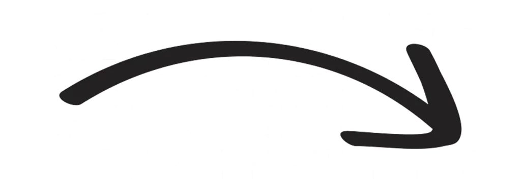 Ein dicker, schwarzer, gebogener Pfeil, der nach unten und rechts auf weißem Hintergrund zeigt, ideal zur Illustration von Richtungen oder zur Hervorhebung des Balkonkraftwerk Rechners.
