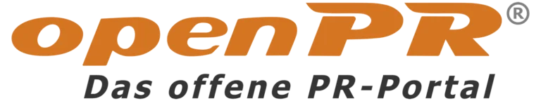 Logo mit dem Text openPR in großen orangefarbenen Buchstaben und Das offene PR-Portal in kleineren schwarzen Buchstaben darunter, das ein starkes Netzwerk für Pressemitteilungen hervorhebt.
