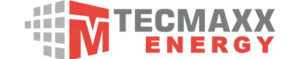 Logo mit einem grauen 3D-Würfel und einem fetten roten M, begleitet von einem grauen und roten Text mit der Aufschrift MEGAMAXX MNERCY.