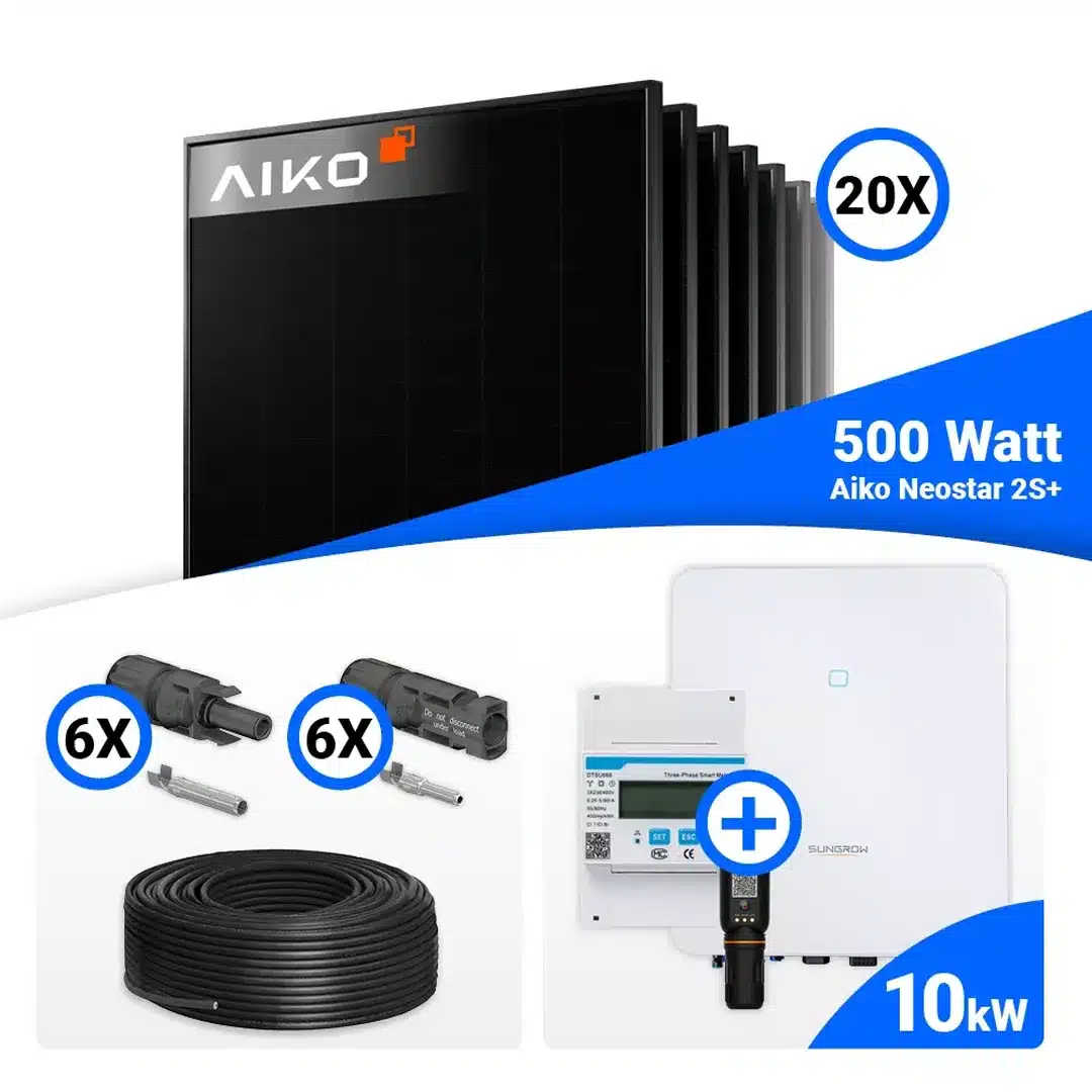 Aiko Sungrow PV-Anlage 10 kwp mit Speicher